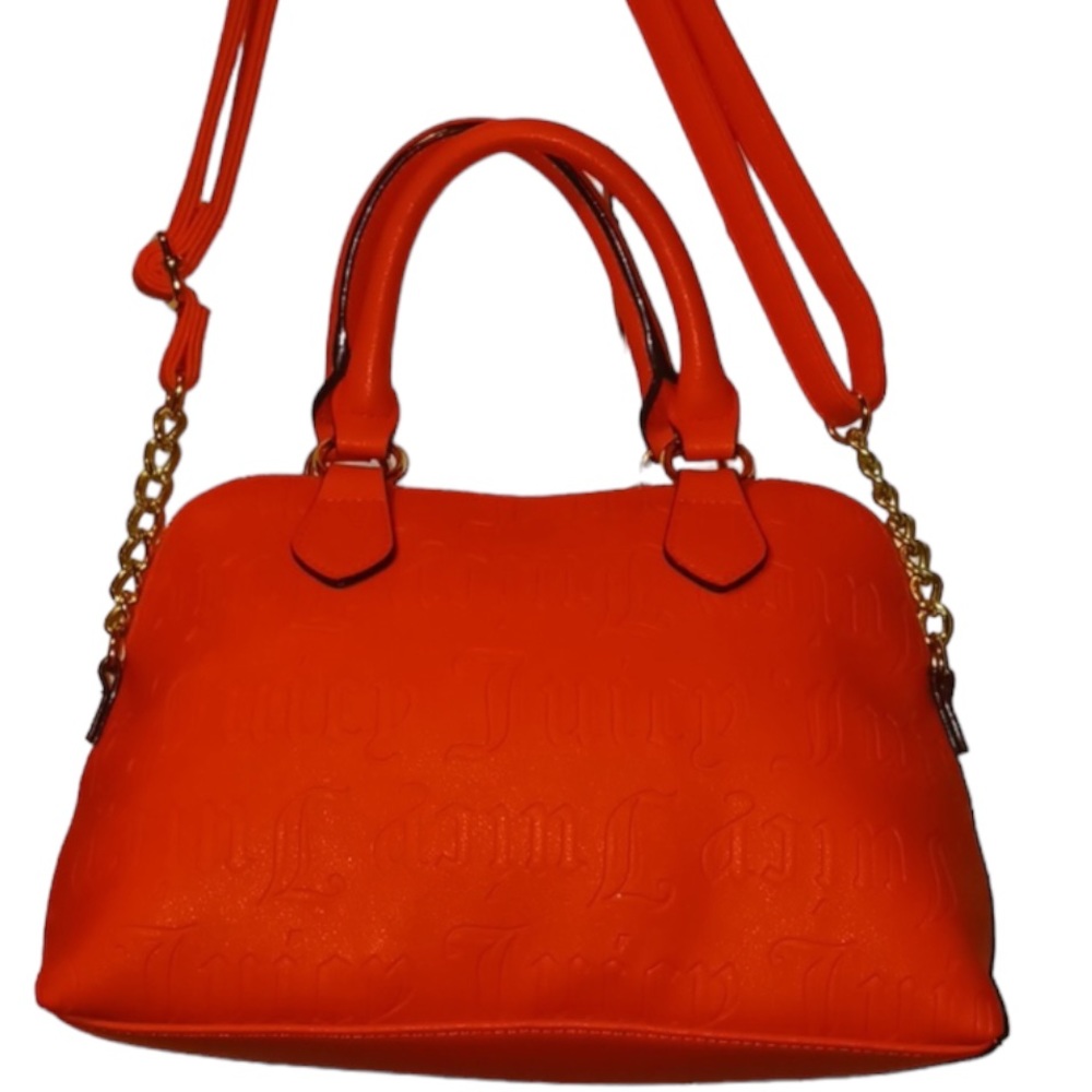NWT 🍊Juicy Couture Dome Satchel
Crossbody Bright Tangerine 🧡 - Picture 6 of 13
